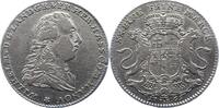 1/2 Taler 1765 Hanau-Münzenberg Wilhelm IX. von Hessen-Kassel 1760-1785. Schrötlingsfehler am Rand, sehr schön