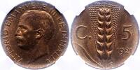 Italien-Königreich 5 Centesimi Vittorio Emanuele III. 1900-1946. -