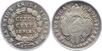 Bolivien 5 Centavos Republik. -