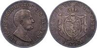 Taler 1825 Hessen-Darmstadt Ludwig I. 1806-1830. Winz. Schrötlingsfehler, sehr schön