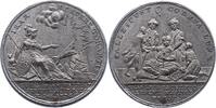 Haus Habsburg Zinnmedaille mit Kupferstift Josef II. 1780-1790. -