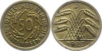 50 Rentenpfennig 1923  D Weimarer Republik  Sehr schön