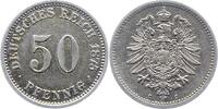 50 Pfennig 1875  C Kleinmünzen  Sehr schön - vorzüglich