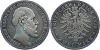 Mecklenburg-Schwerin 2 Mark Friedrich Franz II. 1842-1883. -