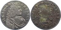 Schleswig-Plön 2/3 Taler Johann Adolf 1671-1704. -