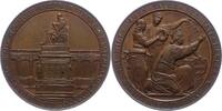 Sachsen-Albertinische Linie Bronzemedaille Friedrich August II. 1836-1854. -