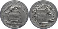 Sachsen-Albertinische Linie Zinnmedaille Friedrich August I. 1694-1733. -