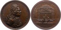Bronzemedaille 1715 Braunschweig-Wolfenbüttel August Wilhelm 1714-1731. Minimale Flecken, winz. Randfehler, vorzüglich - Stempelglanz
