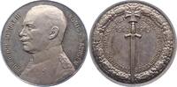 Erster Weltkrieg Silbermedaille Friedrich August von Sachsen 1904-1918. -
