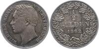 Württemberg 1/2 Gulden Wilhelm I. 1816-1864. -