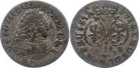6 Gröscher 1 1698  SD Brandenburg-Preußen Friedrich III. 1688-1701. Kratzer, fast sehr schön