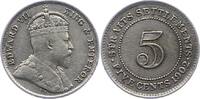 Straits Settlements Malaysia 5 Cents -