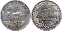 Silbermedaille 1928 Luftfahrt  Vorzüglich - Stempelglanz