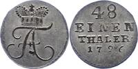 Anhalt-Bernburg 1/48 Taler Friedrich Albrecht 1765-1796. -