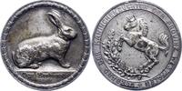 Tierzucht Versilberte Bronzemedaille Kaninchen -