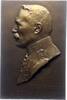 Medicina in nummis Einseitige Bronzeplakette Melis, L. *1879 +1963, Belgischer Generalarzt und Generalleutnant. -