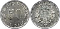 50 Pfennig 1876  C Kleinmünzen  Vorzüglich - Stempelglanz