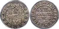 12 Mariengroschen 1669  AS Hannover, Stadt  Schöne Patina. Vorzüglich