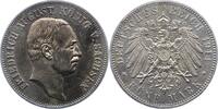Sachsen 5 Mark Friedrich August III. 1904-1918. -