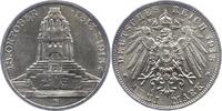 Sachsen 3 Mark Friedrich August III. 1904-1918. -
