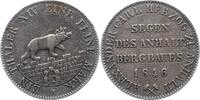 Anhalt-Bernburg Ausbeutetaler Alexander Carl 1834-1863. -