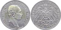 Sachsen 3 Mark Friedrich August III. 1904-1918. -