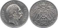 Sachsen 2 Mark Albert 1873-1902. -