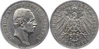 Sachsen 3 Mark Friedrich August III. 1904-1918. -
