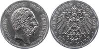 Sachsen 5 Mark Albert 1873-1902. -