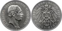 Sachsen 5 Mark Friedrich August III. 1904-1918. -