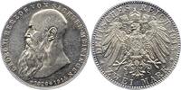 2 Mark 1915 Sachsen-Meiningen Georg II. 1866-1914. Winz. Kratzer, sehr schön - vorzüglich