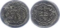 Sachsen-Albertinische Linie Pfennig Johann Georg IV. 1691-1694. -