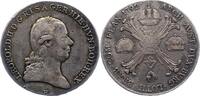 Taler 1792  H Haus Habsburg Leopold II. 1790-1792. Winz. Randfehler und Kratzer, sehr schön