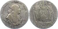 Taler 1793  A Brandenburg-Preußen Friedrich Wilhelm II. 1786-1797. Winz. Kratzer, Schrötlingsfehler, knapp sehr schön