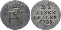 1/24 Taler 1809  C Westfalen, Königreich Hieronymus Napoleon 1807-1813. Sehr schön - vorzüglich