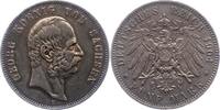 Sachsen 5 Mark Georg 1902-1904. -