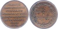 Bronzemedaille  Frankreich Erste Republik. Vorzüglich