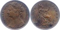 Penny 1875 Großbritannien Victoria 1837-1901. Sehr schön - vorzüglich