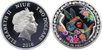 2 Dollar 2016 Niue Unter Verwaltung Neuseelands seit 1922. Polierte Platte