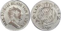 Bayern 6 Kreuzer Maximilian I. Joseph 1806-1825. -