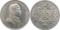Preu&szlig;en 3 Mark 1914 A Wilhelm II. 1888-1918. Winz. Kratzer, vorz&uuml;glich 351.14 元  ＋  46.82 元 运费
