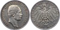 Sachsen 3 Mark 1909 E Friedrich August III. 1904-1918. Sehr sch&ouml;n + 358.94 元  ＋  46.82 元 运费