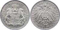 Hamburg 2 Mark 1914 J Sehr sch&ouml;n - vorz&uuml;glich 351.14 元  ＋  46.82 元 运费