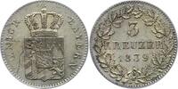 Bayern 3 Kreuzer 1839 Ludwig I. 1825-1848. Sehr sch&ouml;n + 17.36 US$  +  23.15 US$ shipping