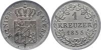 Bayern Kreuzer 1855 Maximilian II. Joseph 1848-1864. Vorz&uuml;glich 10.42 US$  +  23.15 US$ shipping