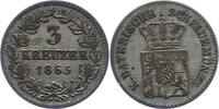 Bayern 3 Kreuzer 1865 Ludwig II. 1864-1886. Sehr sch&ouml;n 13.89 US$  +  23.15 US$ shipping