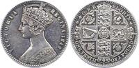Gro&szlig;britannien Florin 1849 WW Victoria 1837-1901. Sehr sch&ouml;n 283.53 US$  +  23.15 US$ shipping