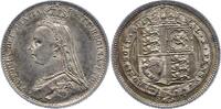 Gro&szlig;britannien Sixpence 1887 Victoria 1837-1901. Vorz&uuml;glich 43.98 US$  +  23.15 US$ shipping