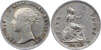 Gro&szlig;britannien 4 Pence, Groat, 1843 Victoria 1837-1901. Sehr sch&ouml;n 37.03 US$  +  23.15 US$ shipping