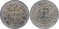 Frankfurt-Stadt 1 Kreuzer 1862 Sehr sch&ouml;n 10.42 US$  +  23.15 US$ shipping